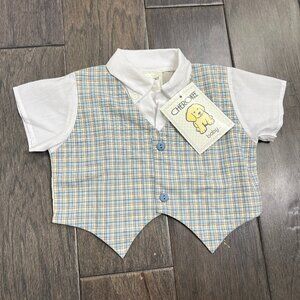 Cherokee Vintage Vest & Shirt Set NWT